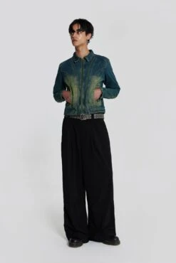 Exhaust Sandblast Denim Jacket 13 Exhaust Sandblast Denim Jacket -JADEDLDN Sales 11 mayjadedman1380