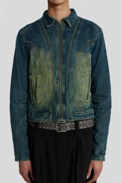 Exhaust Sandblast Denim Jacket 14 Exhaust Sandblast Denim Jacket -JADEDLDN Sales 11 mayjadedman1391