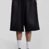 Washed Black Colossus Jogger Shorts -JADEDLDN Sales 11 mayjadedman1493