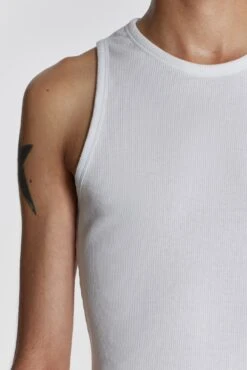 NTRLS White Rib Vest -JADEDLDN Sales 11 mayjadedman1620