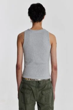 NTRLS Grey Rib Vest -JADEDLDN Sales 11 mayjadedman1663