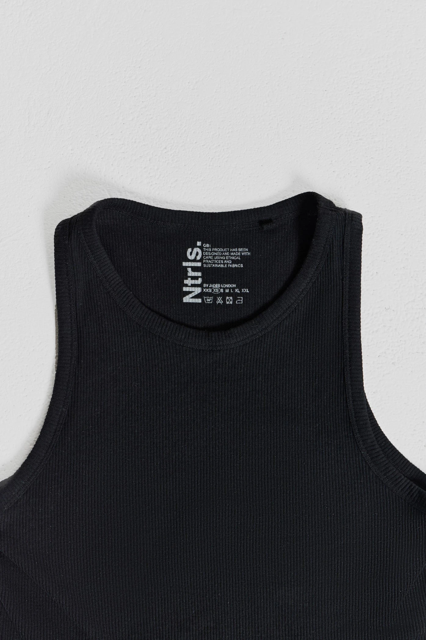 NTRLS Black Rib Vest 5 NTRLS Black Rib Vest - Image 3