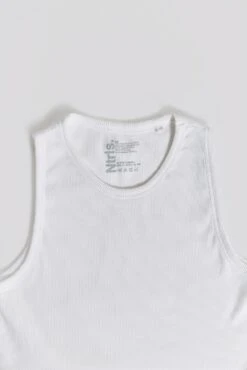 NTRLS White Rib Vest -JADEDLDN Sales 11 mayjadedman3088