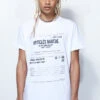 White Receipt T-Shirt