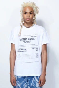 White Receipt T-Shirt