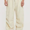 Ecru Parachute Cargo Pants 2 Ecru Parachute Cargo Pants -JADEDLDN Sales 1 a816ea87 3eba 4764 beaf a925061ce532