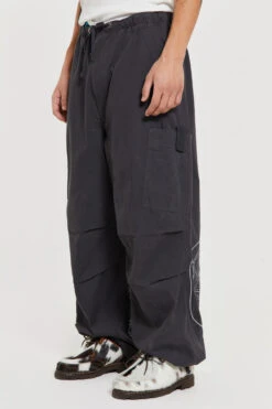 Grey Topograph Parachute Pants -JADEDLDN Sales 4 b47032dc 0b4e 442f ac37 de4eba20ece3