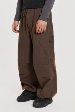 Brown Parachute Cargo Pants -JADEDLDN Sales 4 dd54bf99 7b45 4279 81c9 710c0650c2aa