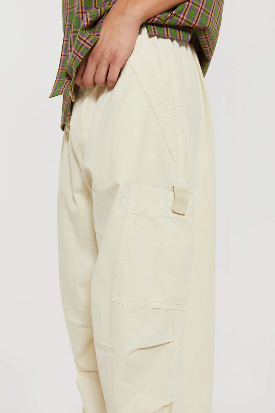 Ecru Parachute Cargo Pants 9 Ecru Parachute Cargo Pants - Image 7