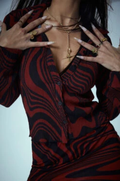 Jaded London Manic Plisse Shirt -JADEDLDN Sales APHOTICDAY30337 2