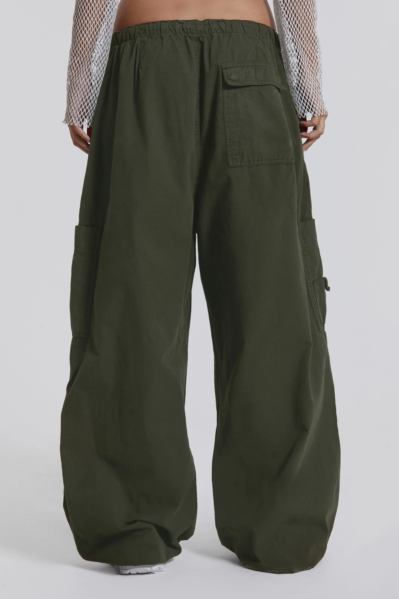 Jaded London Khaki Parachute Cargo Pants 5 Jaded London Khaki Parachute Cargo Pants - Image 3