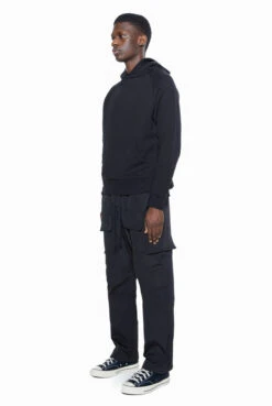 Anthracite Black Trail Cargo Trousers -JADEDLDN Sales BLACKCARGO6
