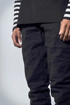 Maniac Jeans -JADEDLDN Sales BLACKCOATEDSTACKEDJEAN4