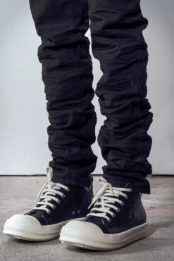 Maniac Jeans -JADEDLDN Sales BLACKCOATEDSTACKEDJEAN5