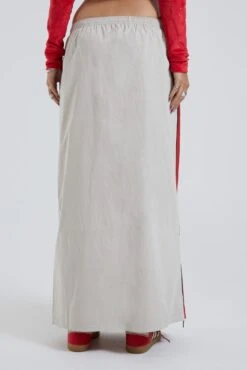 Jaded London Uptown Windbreaker Maxi Skirt -JADEDLDN Sales BLUEPRINT ECCOM0809