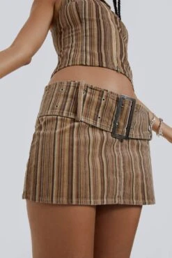 Jaded London Bowery Stripe Cord Micro Mini Skirt -JADEDLDN Sales BLUEPRINT ECCOM11231