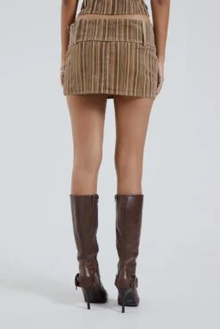 Jaded London Bowery Stripe Cord Micro Mini Skirt -JADEDLDN Sales BLUEPRINT ECCOM11451