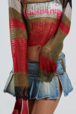 Jaded London Ludlow Denim Mini Skirt -JADEDLDN Sales BLUEPRINT ECCOM1762