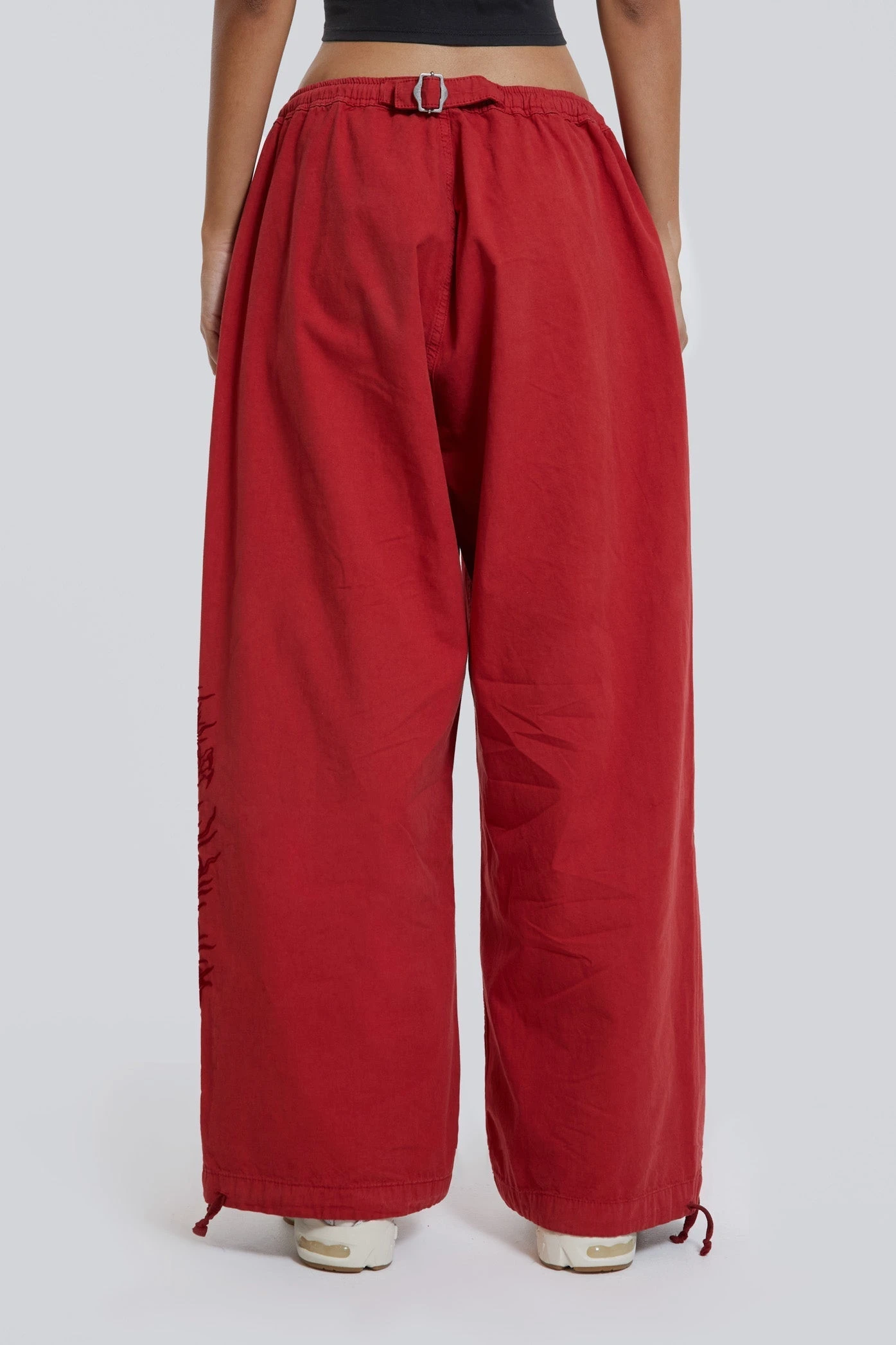 Jaded London NY Dragon Flock Cargo Pants In Red 5 Jaded London NY Dragon Flock Cargo Pants In Red - Image 3