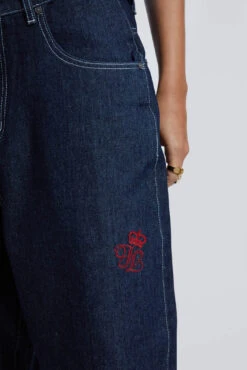 Jaded London Jumbo Denim Jorts -JADEDLDN Sales BLUEPRINT ECCOM2617