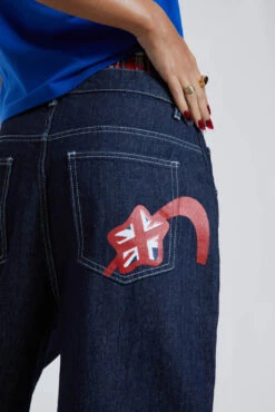 Jaded London Jumbo Denim Jorts -JADEDLDN Sales BLUEPRINT ECCOM2632