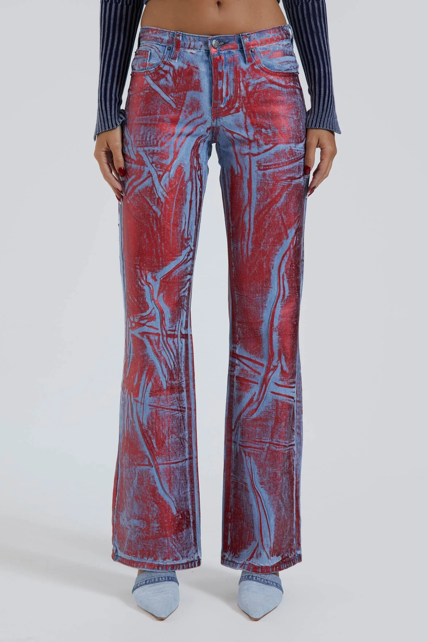 Jaded London Midtown Metallic Jeans 5 Jaded London Midtown Metallic Jeans - Image 3