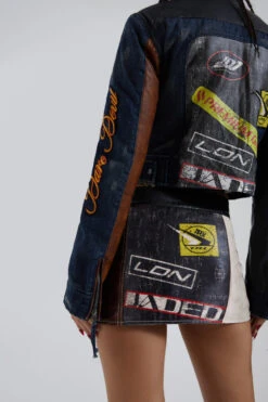 Jaded London Daytona Zip Off Sleeve Moto Jacket -JADEDLDN Sales BLUEPRINT ECCOM4042 2