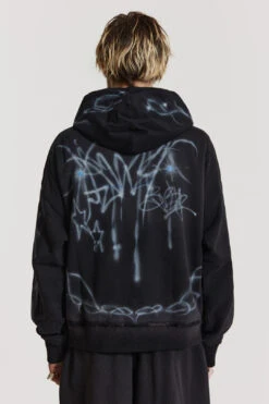 Light Across The Water Zip Up Hoodie -JADEDLDN Sales COLDFEET0142