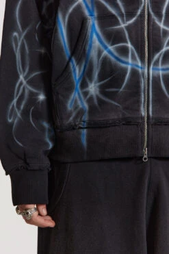 Light Across The Water Zip Up Hoodie -JADEDLDN Sales COLDFEET0202