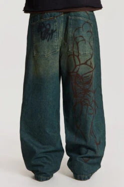 Through The Trees Baggy Jeans -JADEDLDN Sales COLDFEET0502