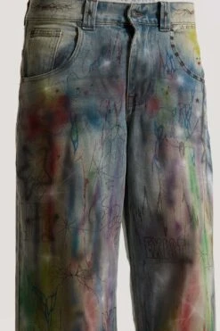 Drifting Through Space Baggy Jeans -JADEDLDN Sales COLDFEET0667