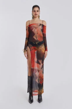 Jaded London Valencia Print Maxi Dress -JADEDLDN Sales GOTHIC10 110709