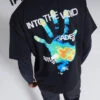 Hand Print Into The Void T-Shirt -JADEDLDN Sales ITVblackgraphictee1