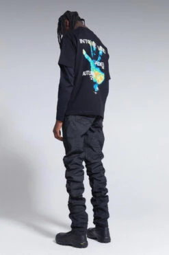 Hand Print Into The Void T-Shirt -JADEDLDN Sales ITVblackgraphictee4