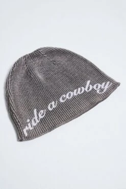 Jaded London Save A Horse Knitted Beanie Hat -JADEDLDN Sales JADED COWBOYSECOM2402