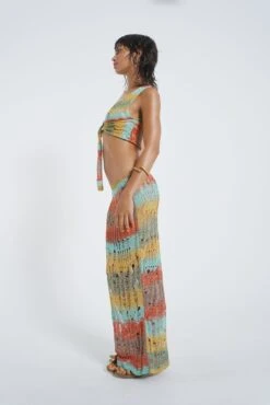 Odette Striped Laddered Knit Maxi Skirt -JADEDLDN Sales JADED HOTLINE SWIMECOM1651 349d00d6 1ca3 4433 81a0 487ed8fdbf9d