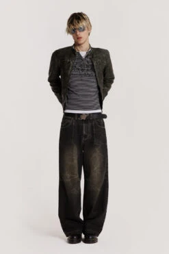 Washed Black Razor Jean -JADEDLDN Sales JADED TRASH0058