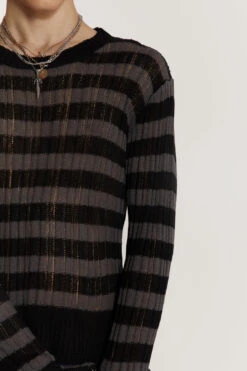 Striped Eclipse Jumper 14 Striped Eclipse Jumper -JADEDLDN Sales JADED TRASH1949