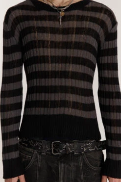 Striped Eclipse Jumper 16 Striped Eclipse Jumper -JADEDLDN Sales JADED TRASH1963