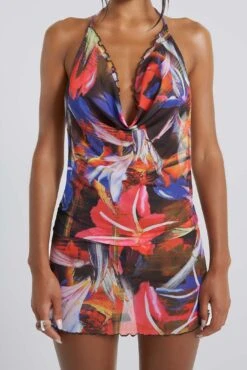 Tropical Haze Backless Mini Beach Dress 12 Tropical Haze Backless Mini Beach Dress -JADEDLDN Sales JADEDECOM EARTHTBC4610