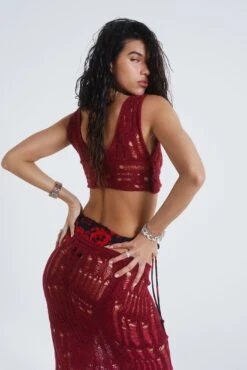 Odette Laddered Wrap Knit Top -JADEDLDN Sales JADEDSWIM1378