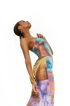 Jaded London Aphrodite Mesh Maxi Skirt -JADEDLDN Sales JADEDSWIM2659