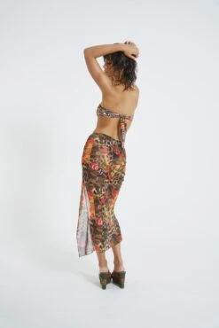 Untamed Midi Beach Skirt -JADEDLDN Sales JADEDSWIMMARCH231123