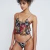 Antoinette Sheer Panel Bikini Top -JADEDLDN Sales JADEDVENDETTA ECOM0437