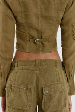 Jaded London Devon Linen Cargo Shirt -JADEDLDN Sales JADEDWW12 66000