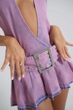 Jaded London Malibu Plunge Denim Mini Dress 15 Jaded London Malibu Plunge Denim Mini Dress -JADEDLDN Sales JADEDWWE COMRESHOOTS1028