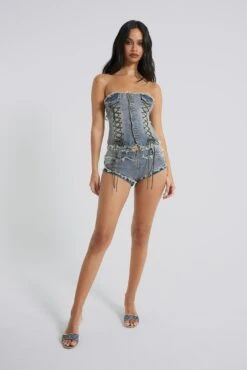Jaded London Get Riding 5 In 1 Detachable Denim Jumpsuit -JADEDLDN Sales JADEDWWE COMRESHOOTS3924