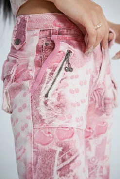 Jaded London Cherry Babygirl Denim Cargo Trousers -JADEDLDN Sales JADED 28072201381