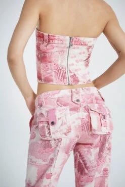 Jaded London Cherry Babygirl Denim Cargo Trousers -JADEDLDN Sales JADED 28072201501 e884499b 3a83 4640 907d cf174327c1db