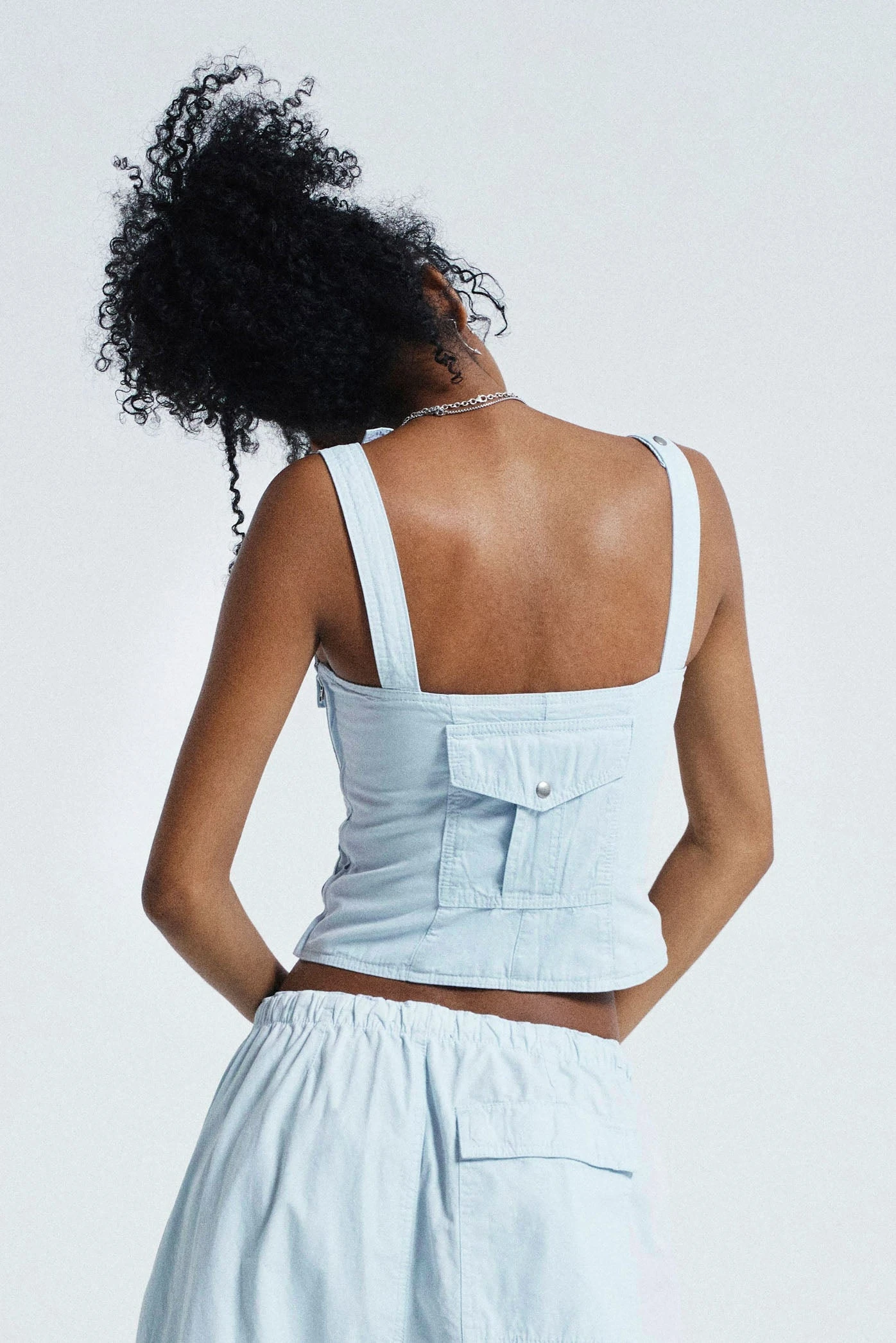 Jaded London Powder Blue Cargo Corset 4 Jaded London Powder Blue Cargo Corset - Image 2